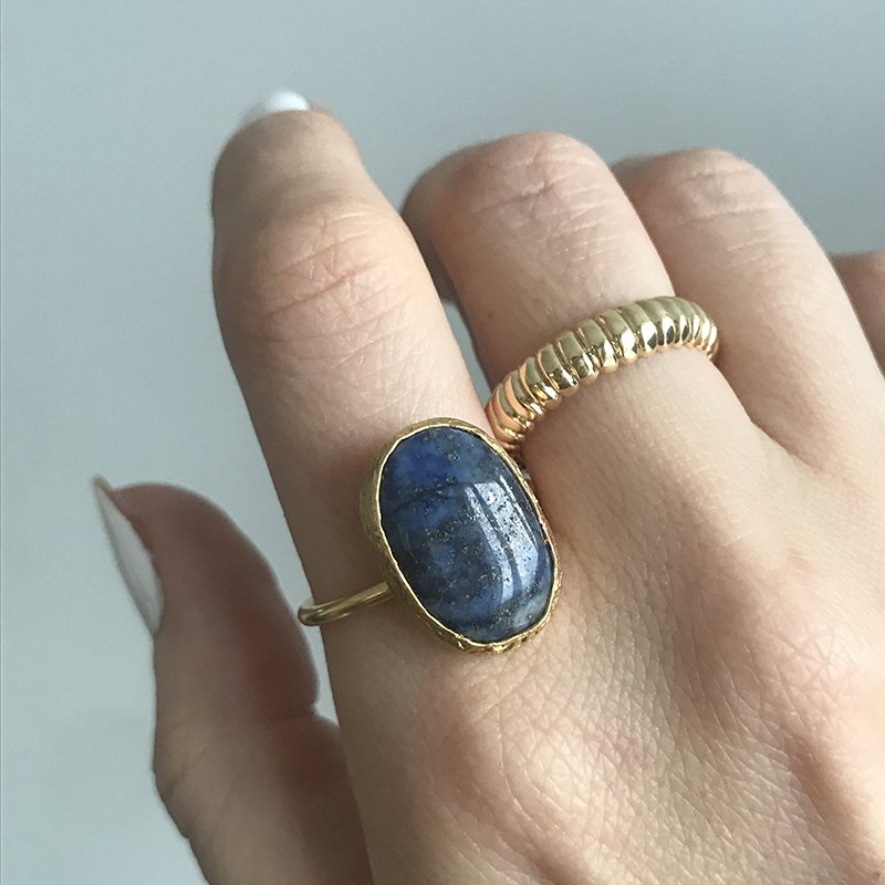 Lapis Lazuli Oval Yüzük