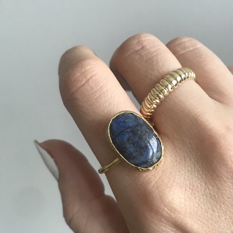 Lapis Lazuli Oval Yüzük