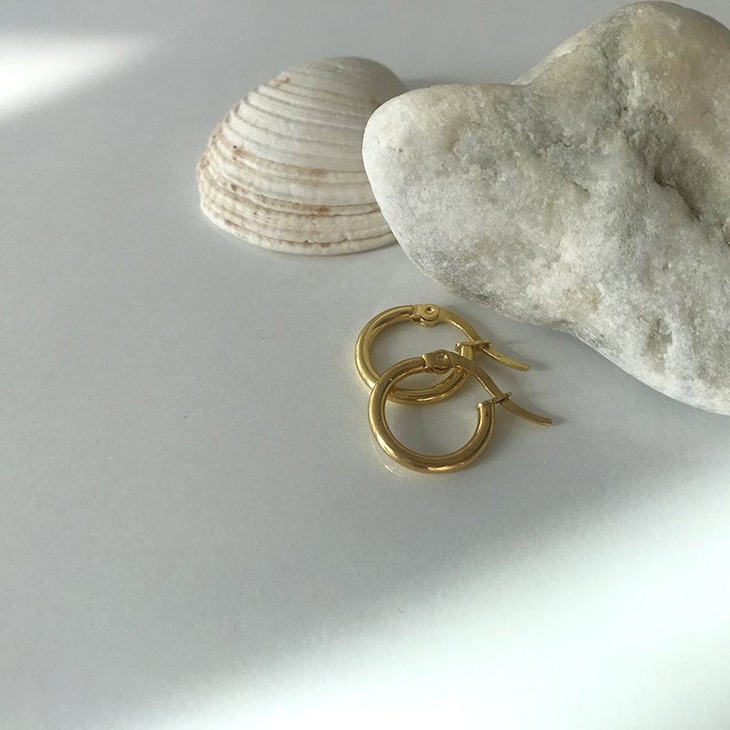 Basic Halka Minik Küpe