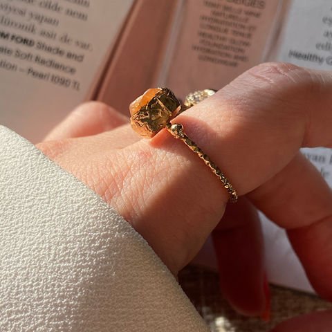 Peri Bacaları 2 Agat Doğal Taş Yüzük