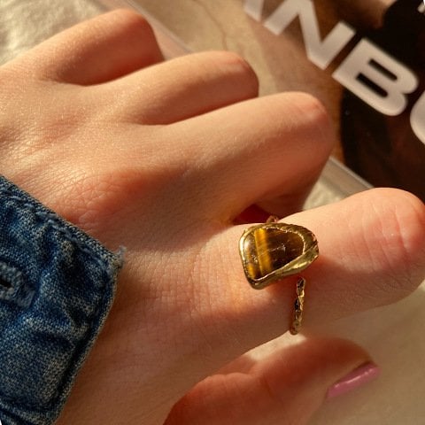 Kaplan Gözü İnce Yüzük