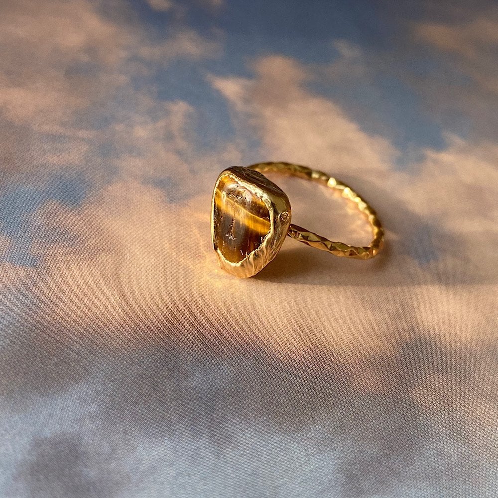 Kaplan Gözü İnce Yüzük