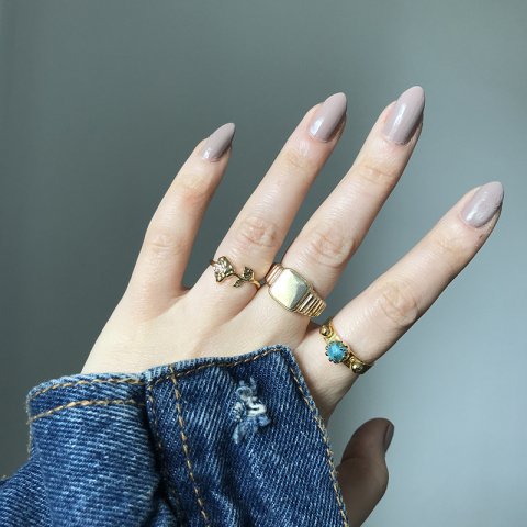 Tırnak Kafesli Turkuaz Taşlı Yüzük