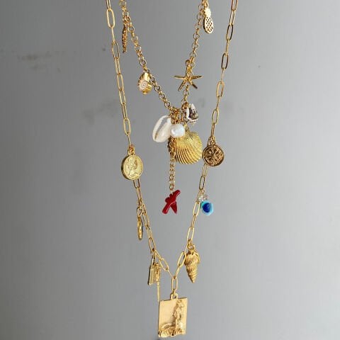 Salty Dream Twins Charm Kolye