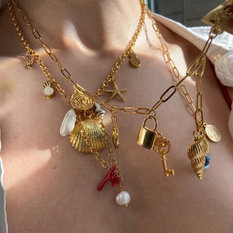 Salty Dream Twins Charm Kolye
