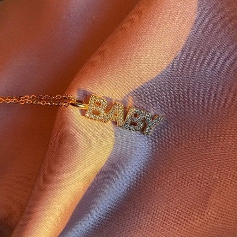Baby Zirkon Taşlı Kolye