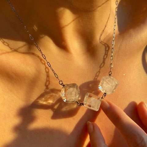 Ice Baby Üçlü Buz Kolye