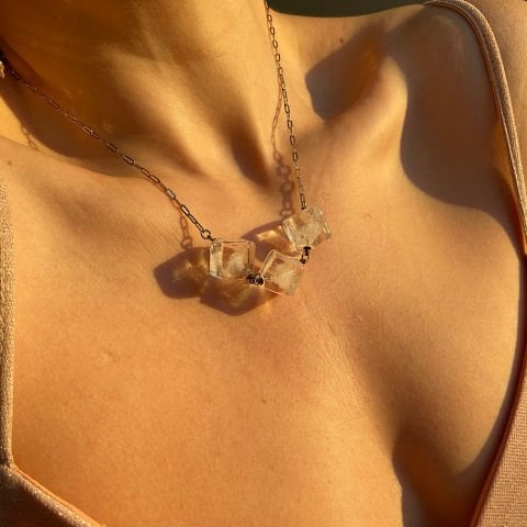 Ice Baby Üçlü Buz Kolye