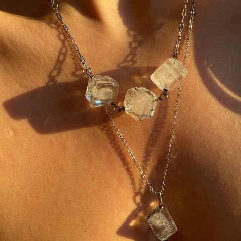 Ice Baby Üçlü Buz Kolye