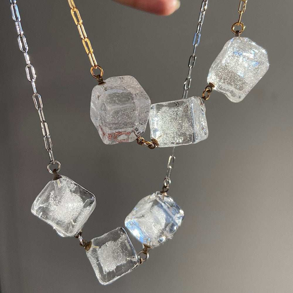 Ice Baby Üçlü Buz Kolye