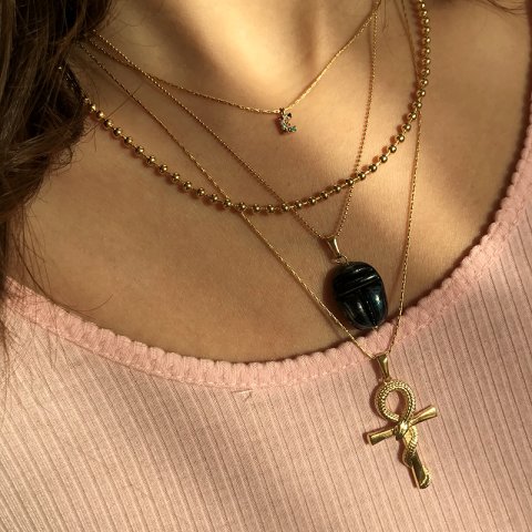 Ankh & Serpent Kolye