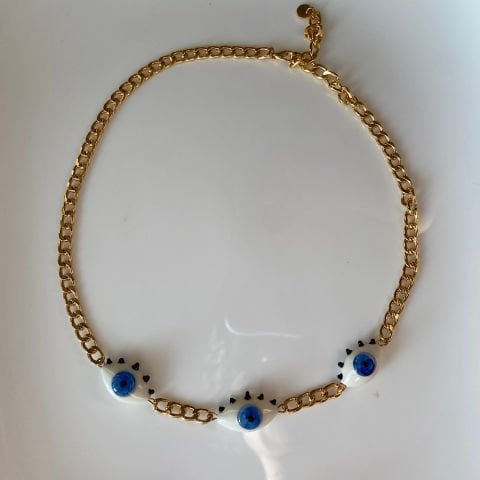 Hipnotik Eyes Üçlü Göz Kolye