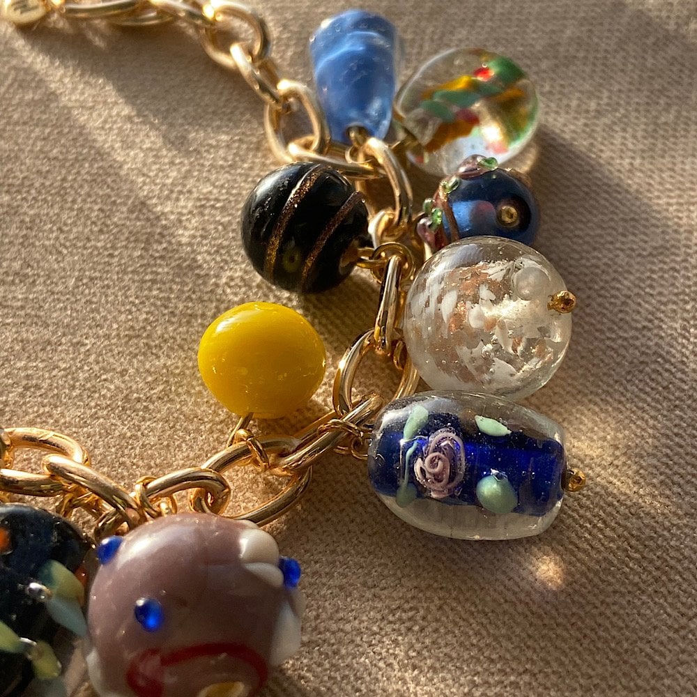 Blue Cam Charm Bileklik