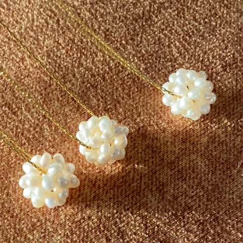 Bloom Pearl İnci Çiçeği Kolye