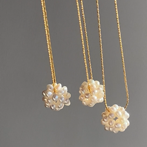 Bloom Pearl İnci Çiçeği Kolye