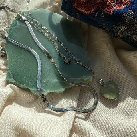 Mezat Zamanı Silver Fluorite Glow Set