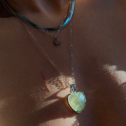 Mezat Zamanı Silver Fluorite Glow Set