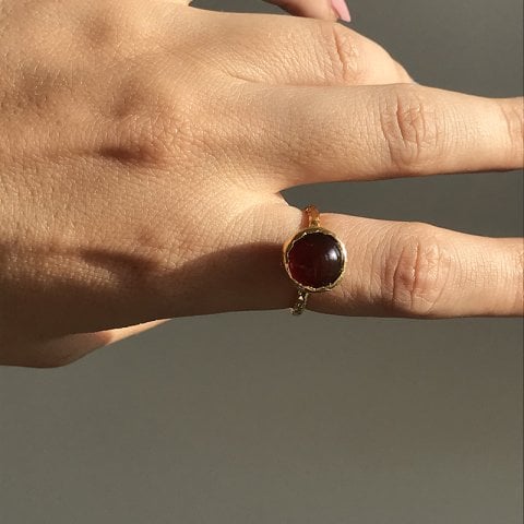 Kızıl Akik Yüzük