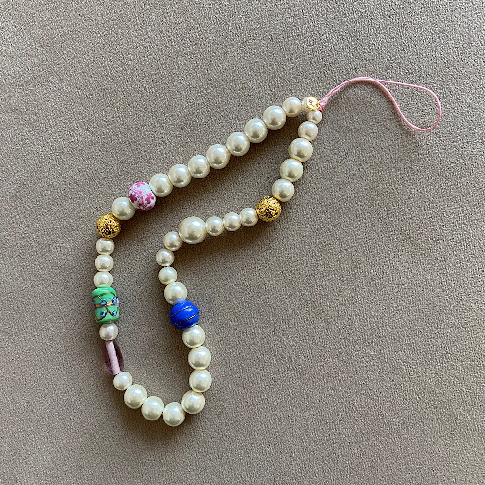 Blue Japanese Telefon Askısı