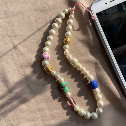 Blue Japanese Telefon Askısı