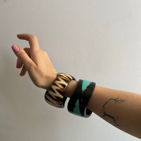 Coastal Safari Chunky Bangle Bileklik Set