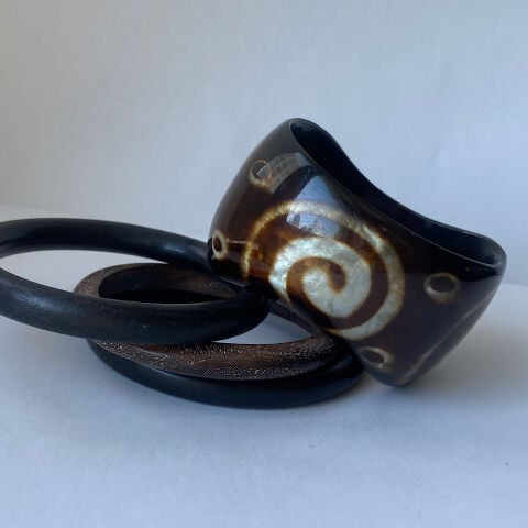 Coastal Spiral Chunky Bangle Bileklik Set