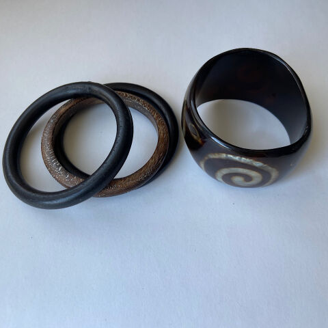 Coastal Spiral Chunky Bangle Bileklik Set