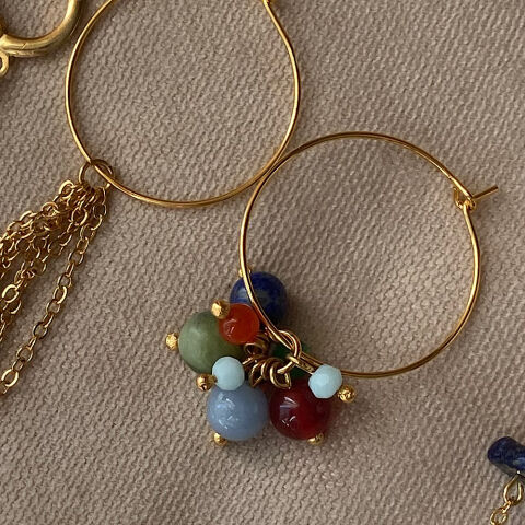 Çakra Mezat Zamanı Küpe Set