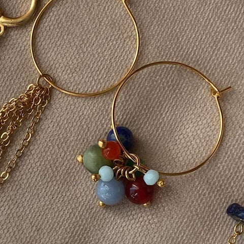 Çakra Mezat Zamanı Küpe Set