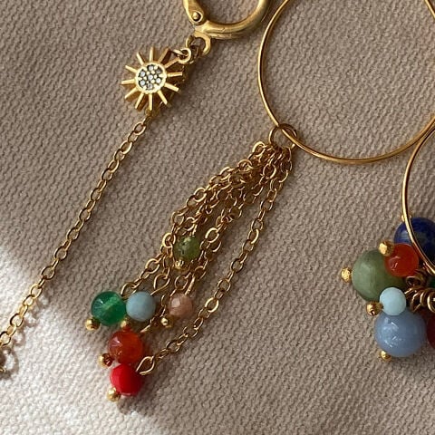 Çakra Mezat Zamanı Küpe Set