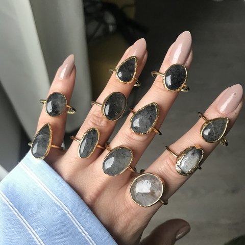 Rutil Kuvars Yüzük