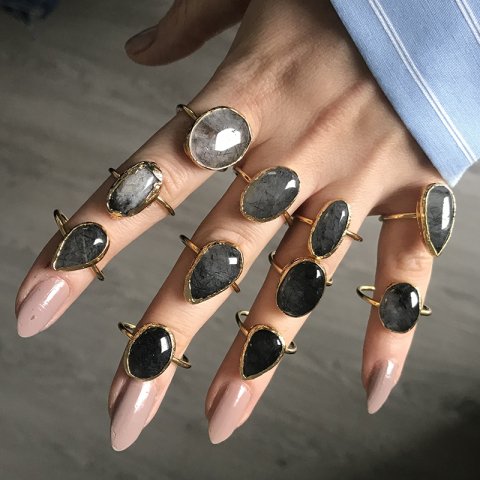 Rutil Kuvars Yüzük