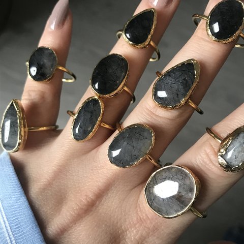 Rutil Kuvars Yüzük