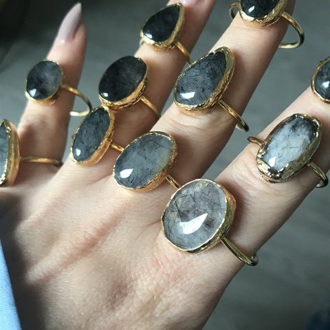 Rutil Kuvars Yüzük