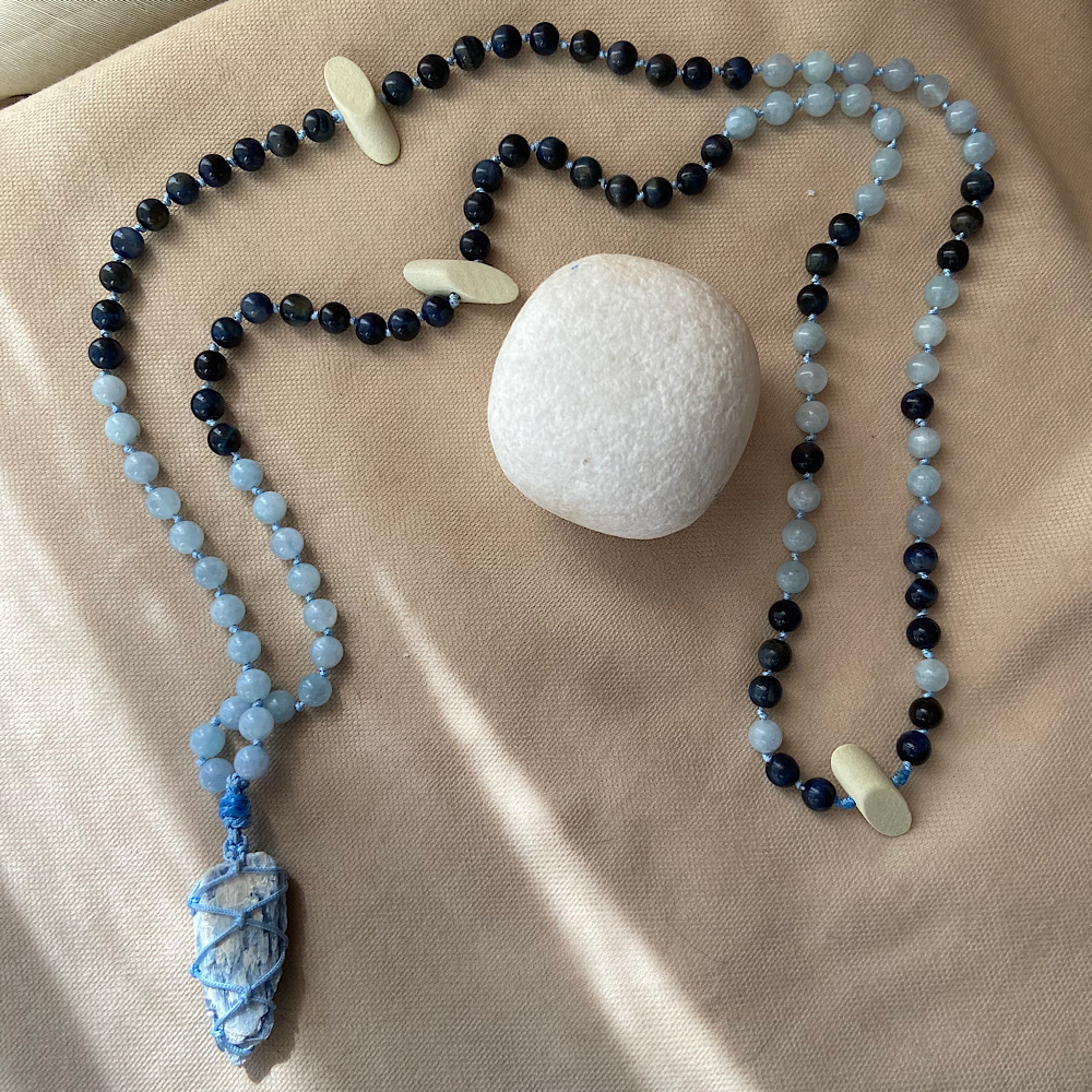 Blue Soul KYANİT Mezat Zamanı Mala Kolye