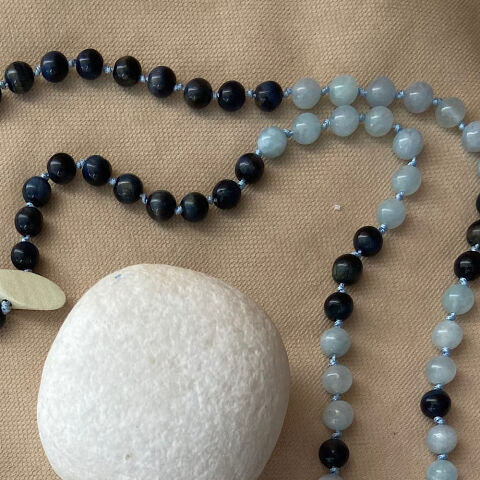 Blue Soul KYANİT Mezat Zamanı Mala Kolye