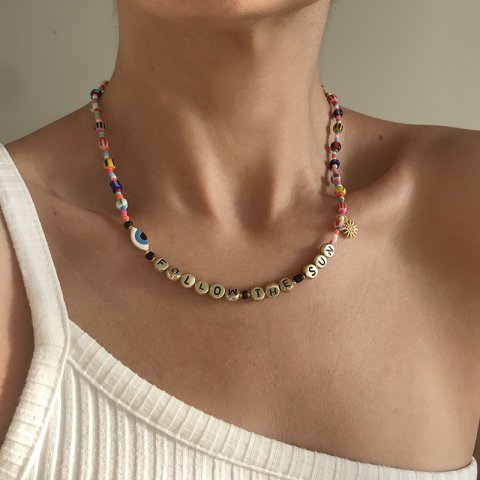 Follow The Sun Kişiselleştirilebilir Kolye