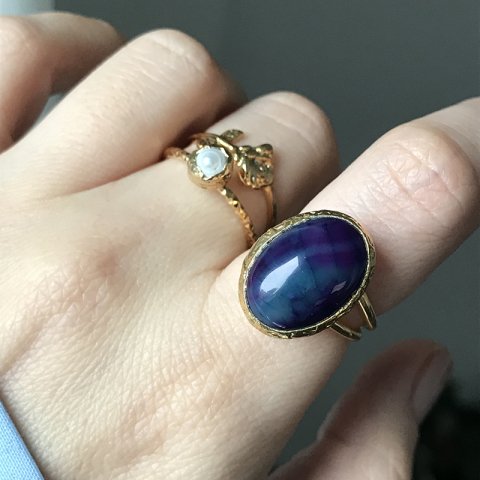 Opak Florit Taş Yüzük