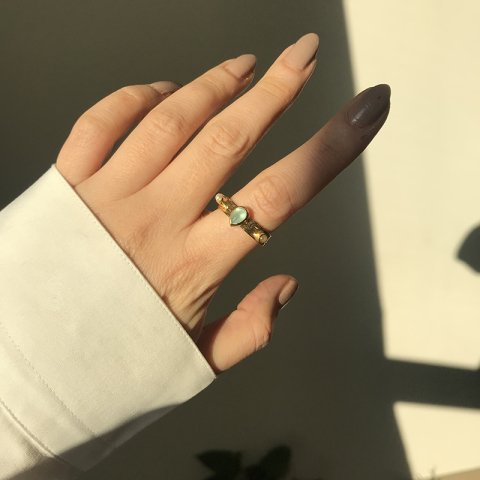 Damla Zirkon Vintage Yüzük