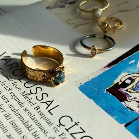 Vintage Gül Kafesli Yüzük