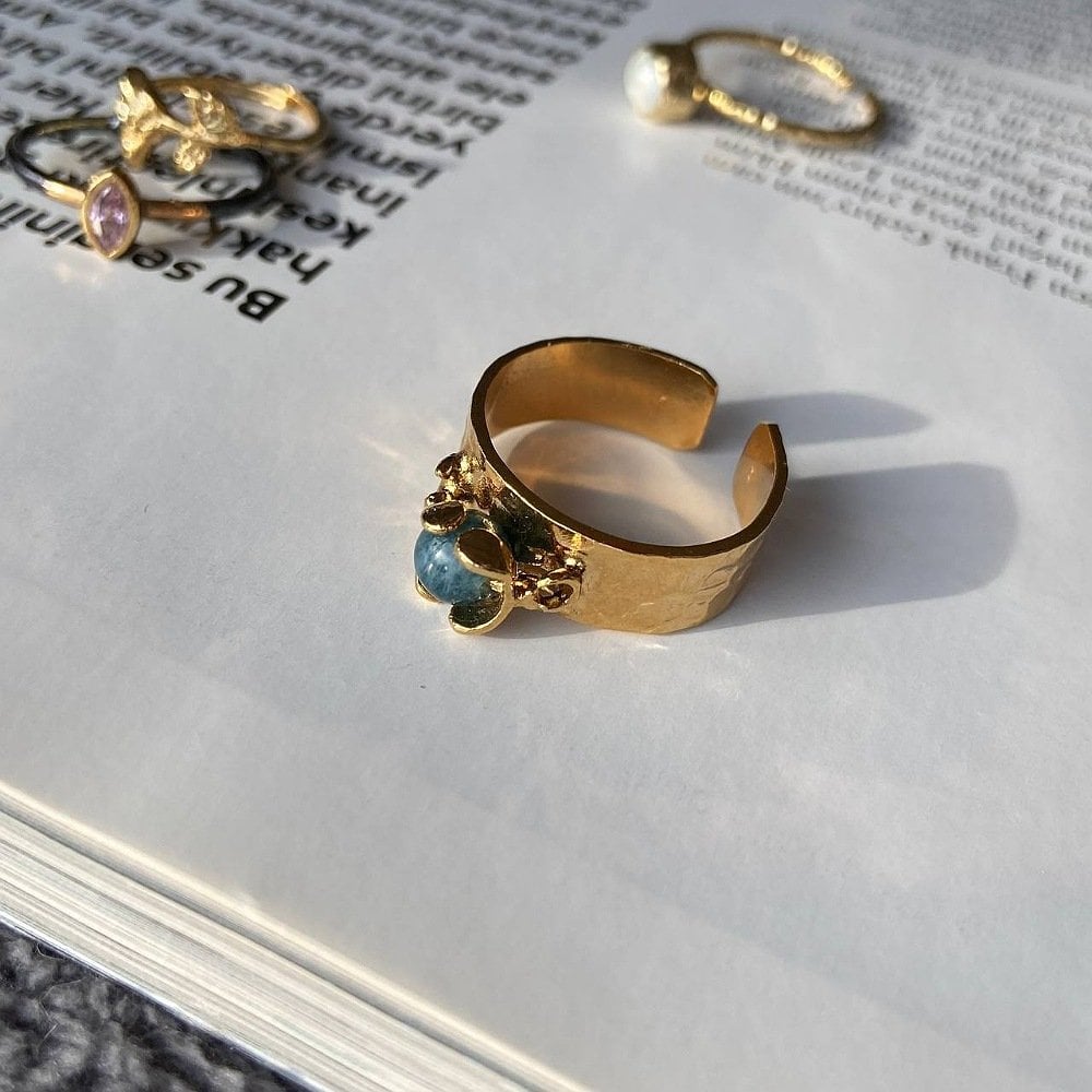 Vintage Gül Kafesli Yüzük