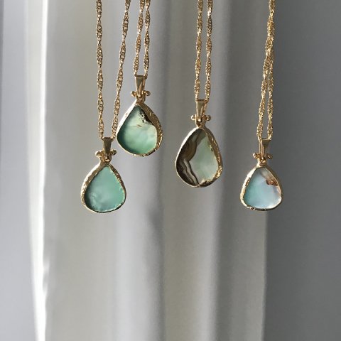 Vintage Damla Agat Kolye