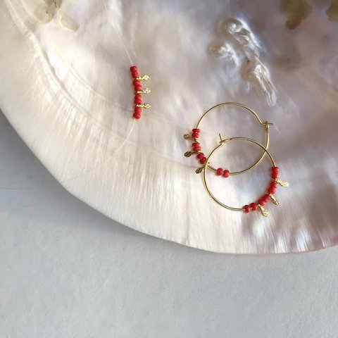 Red Dots Kolye ve Küpe Set