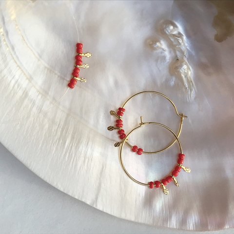 Red Dots Kolye ve Küpe Set