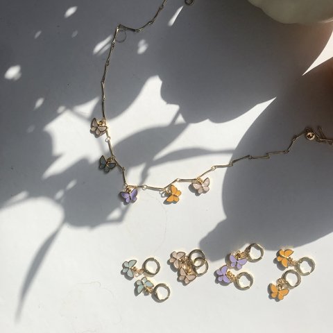 PastelFly Kelebek Kolye