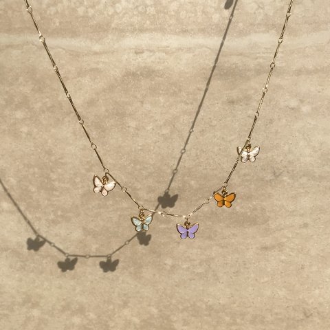 PastelFly Kelebek Kolye