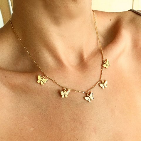 PastelFly Kelebek Kolye