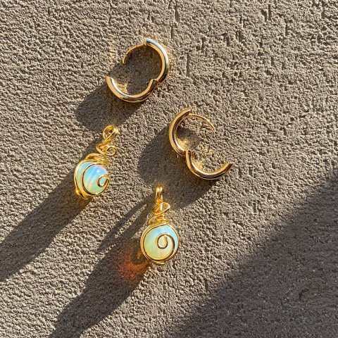 The Moon Minimal Küpe