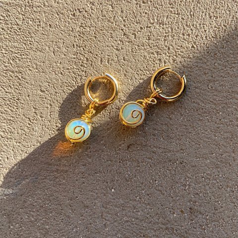 The Moon Minimal Küpe