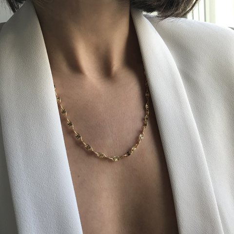 Vintage Sun Zincir Kolye